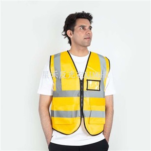 Vest Reflektif Mesh Berbilang Beg Boleh Dicetak Pilihan Pelbagai Warna