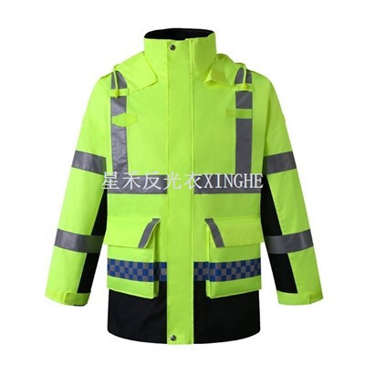 Jaket Kapas Reflektif Kalis Hujan